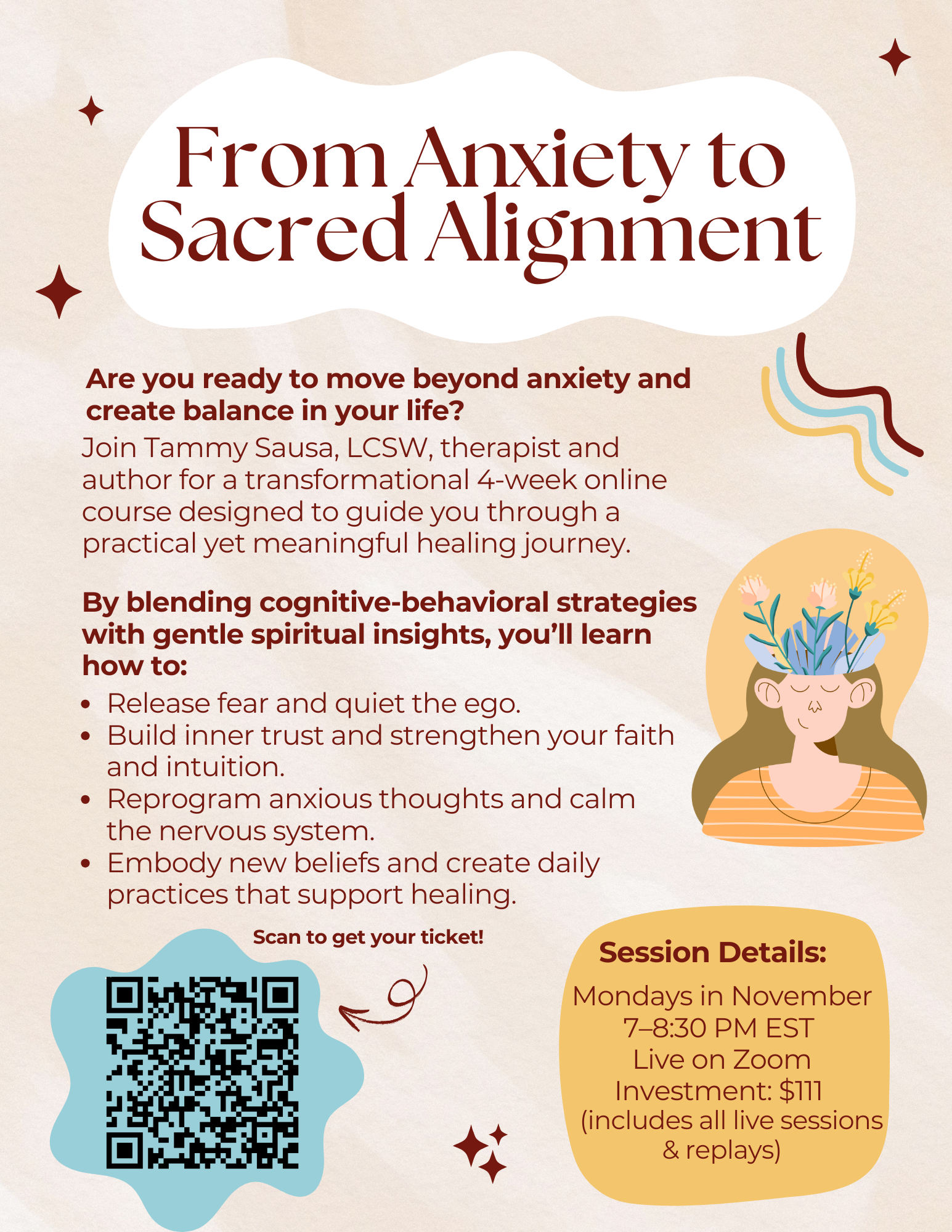 From Anxiety to Sacred Alignment Course